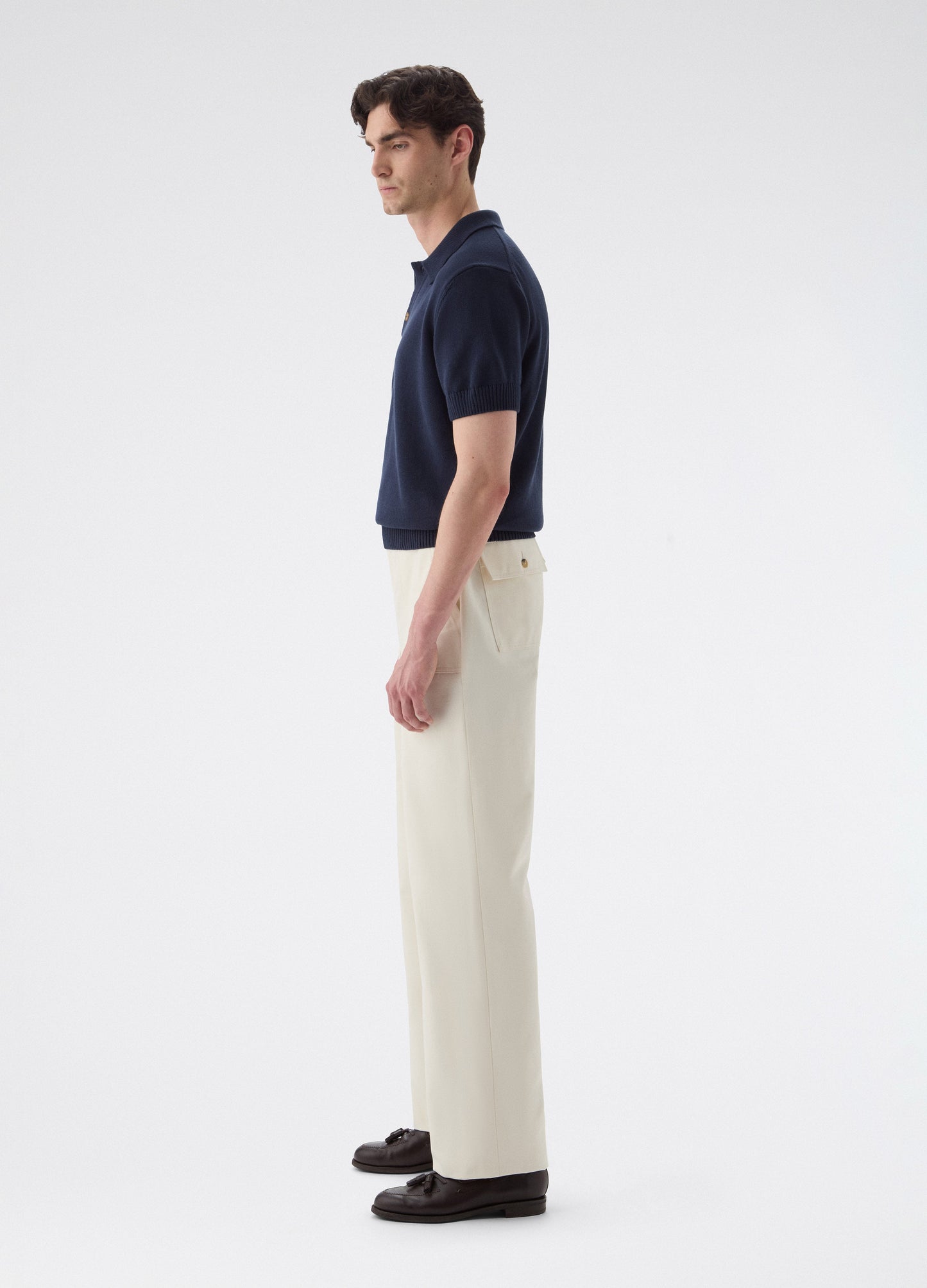 Albert Fatigue Trousers - Ecru | Berg & Berg