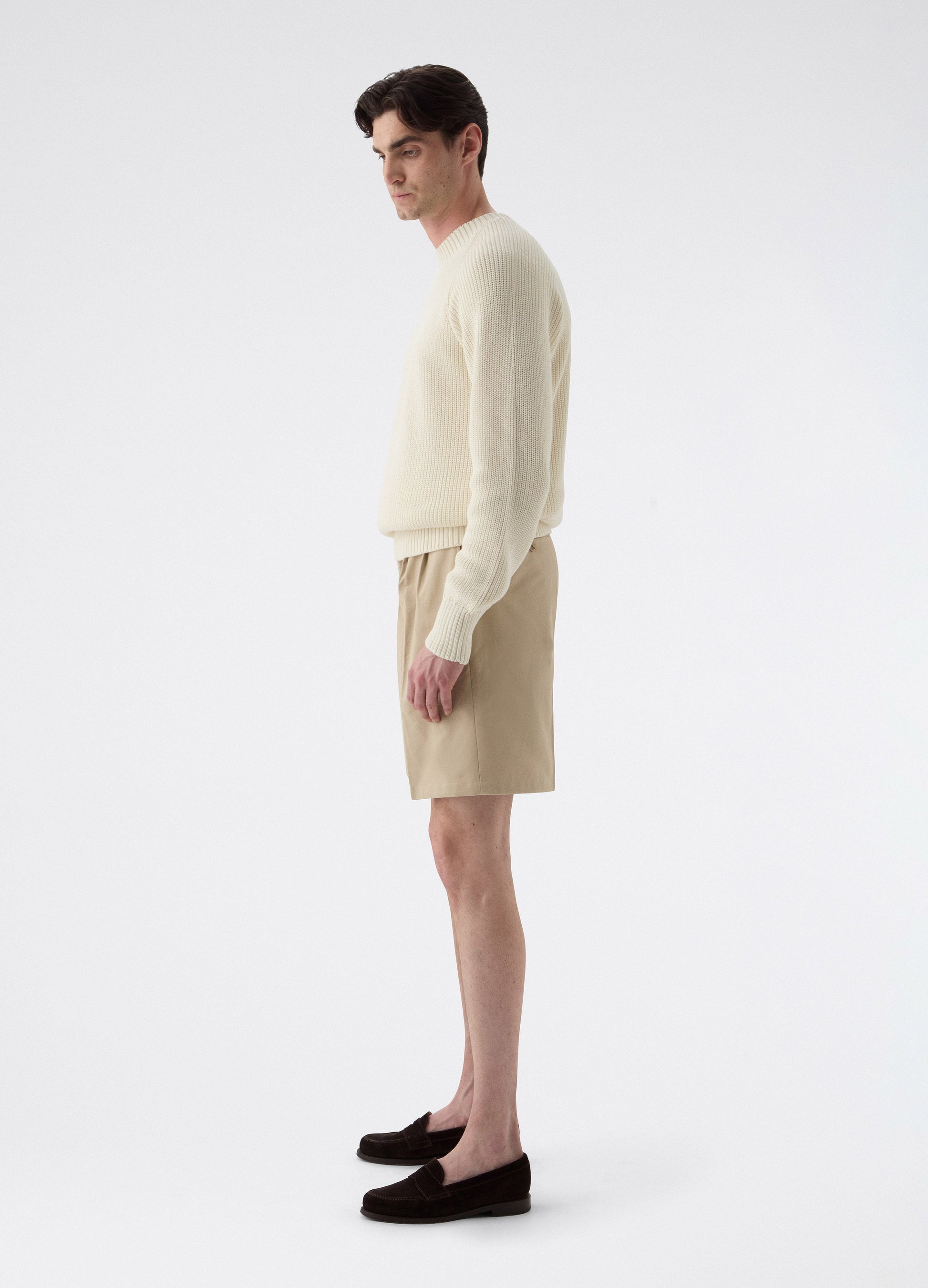 Antonello Cotton Shorts - Tan | Berg & Berg